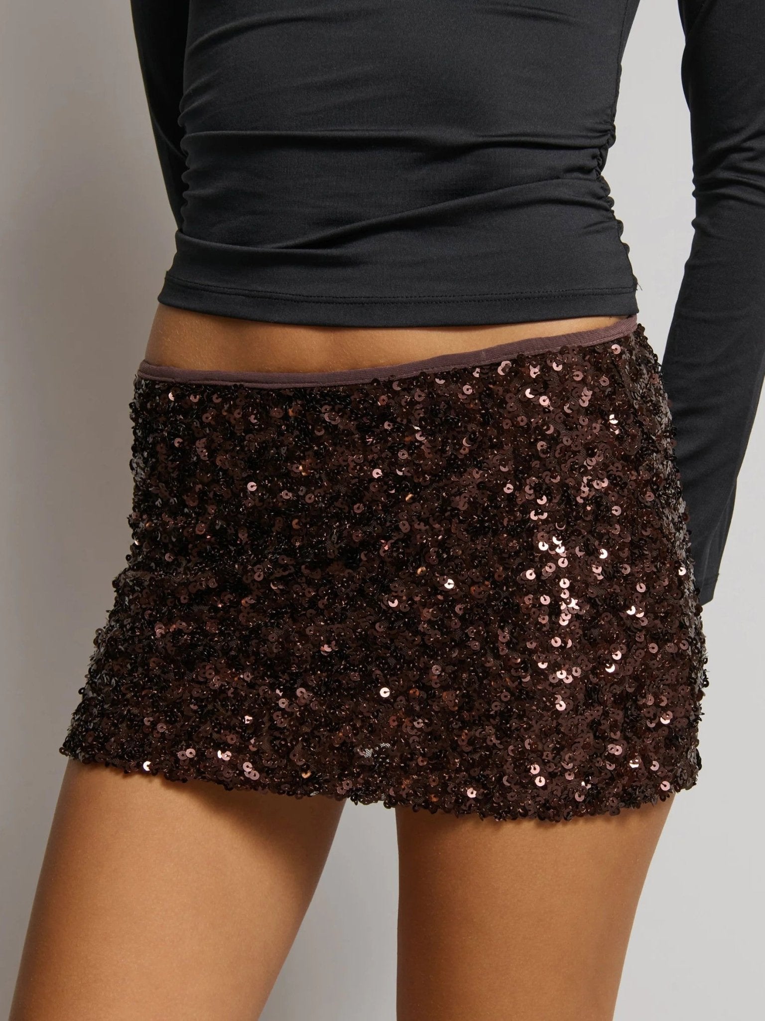 Minigonna Pay Brown - gonna donna - DivaModaMilano