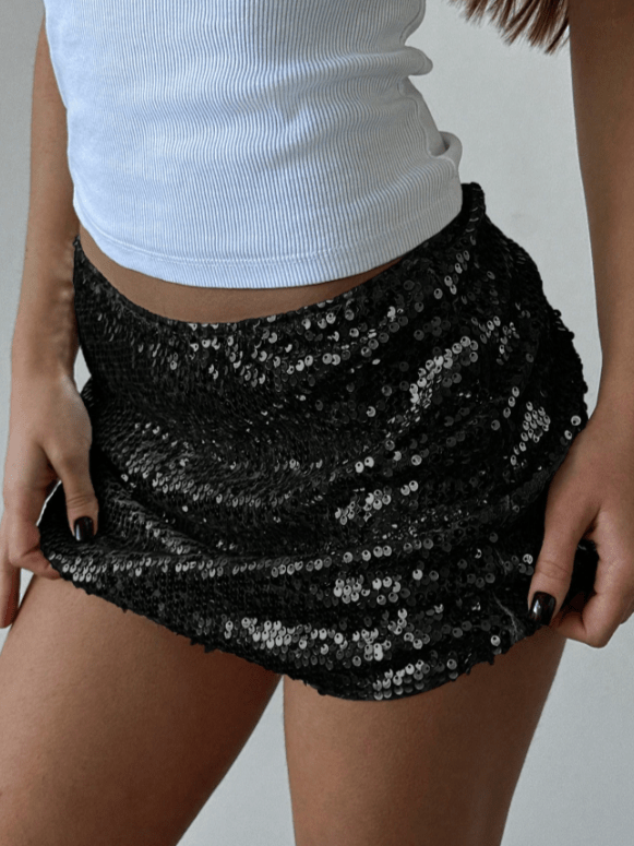 Minigonna Pay Silver - gonna donna - DivaModaMilano