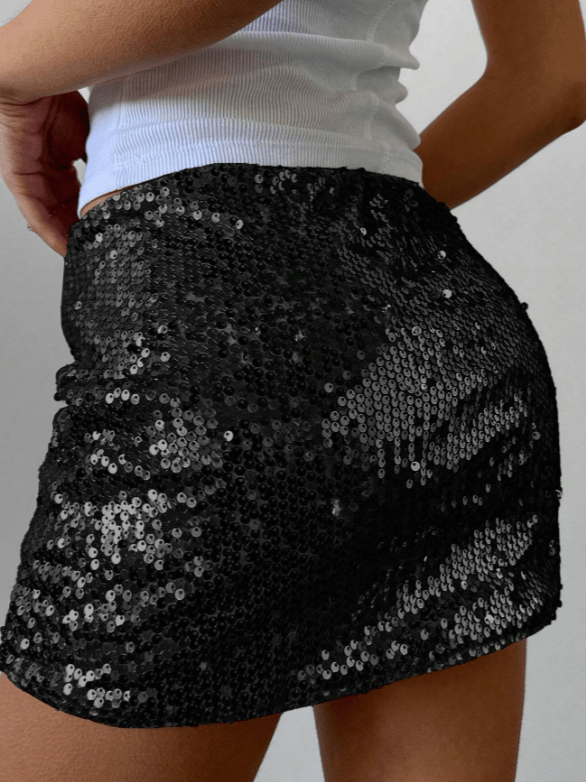 Minigonna Pay Silver - gonna donna - DivaModaMilano