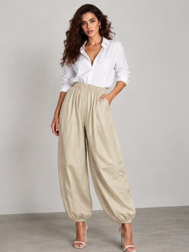 Pantalone Mery Beige