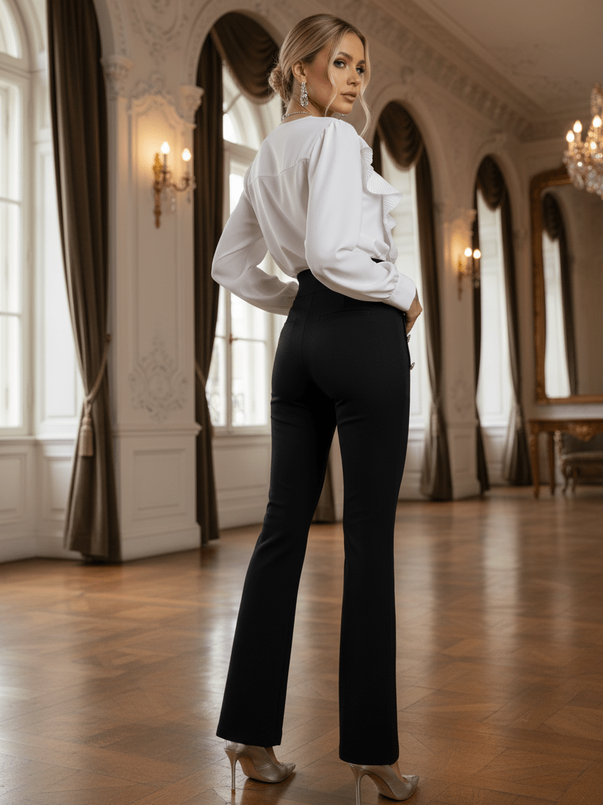 Pantalone Classy Black - pantalone donna - DivaModaMilano