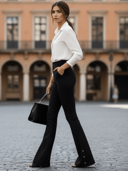 Pantalone Cool Black - pantalone donna - DivaModaMilano