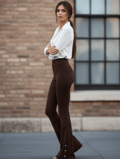 Pantalone Cool Brown - pantalone donna - DivaModaMilano