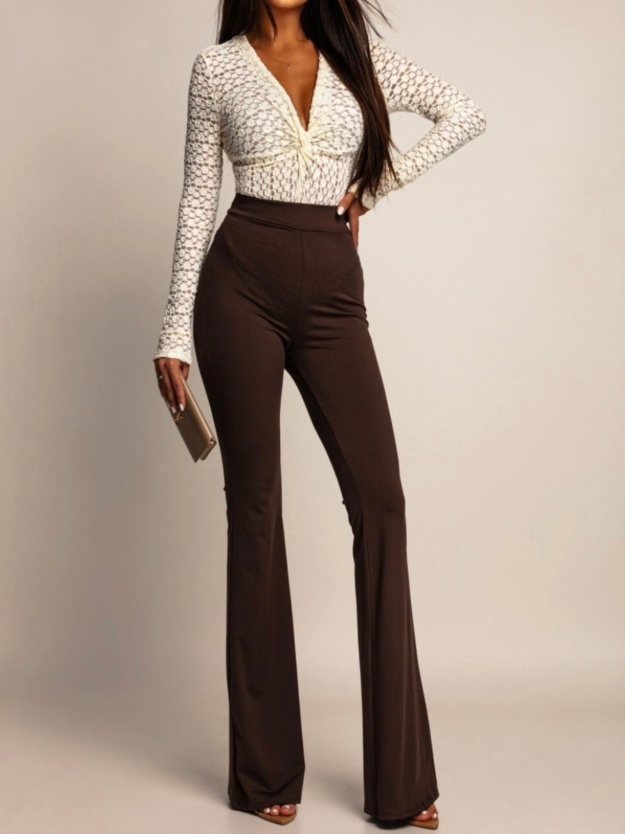 Pantalone Crystal Brown - pantalone donna - DivaModaMilano