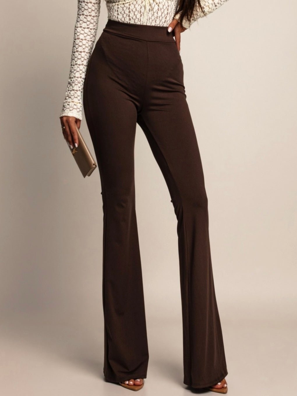 Pantalone Crystal Brown - pantalone donna - DivaModaMilano