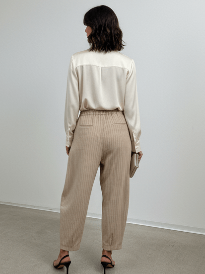 Pantalone Gess Beige - pantalone donna - DivaModaMilano