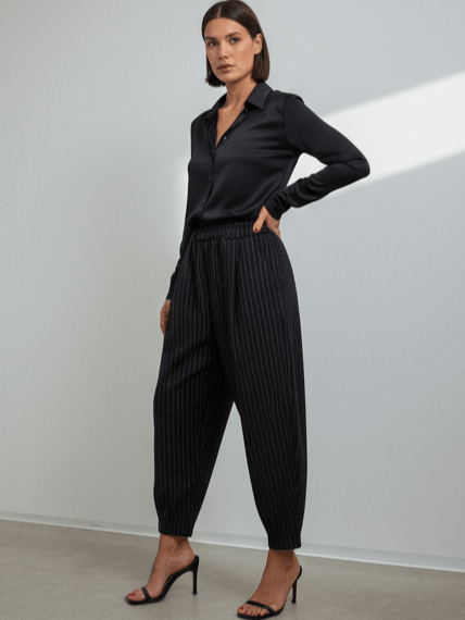 Pantalone Gess Black - pantalone donna - DivaModaMilano