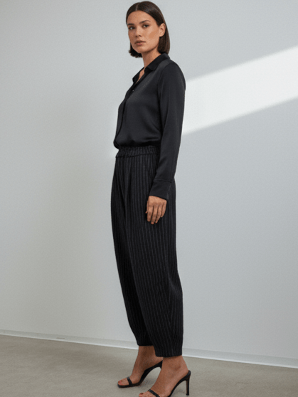 Pantalone Gess Black - pantalone donna - DivaModaMilano