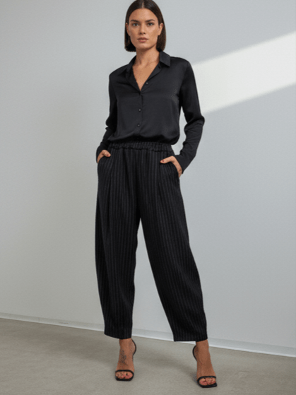 Pantalone Gess Black - pantalone donna - DivaModaMilano