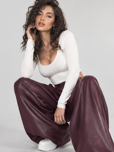 Pantalone Giada Wine