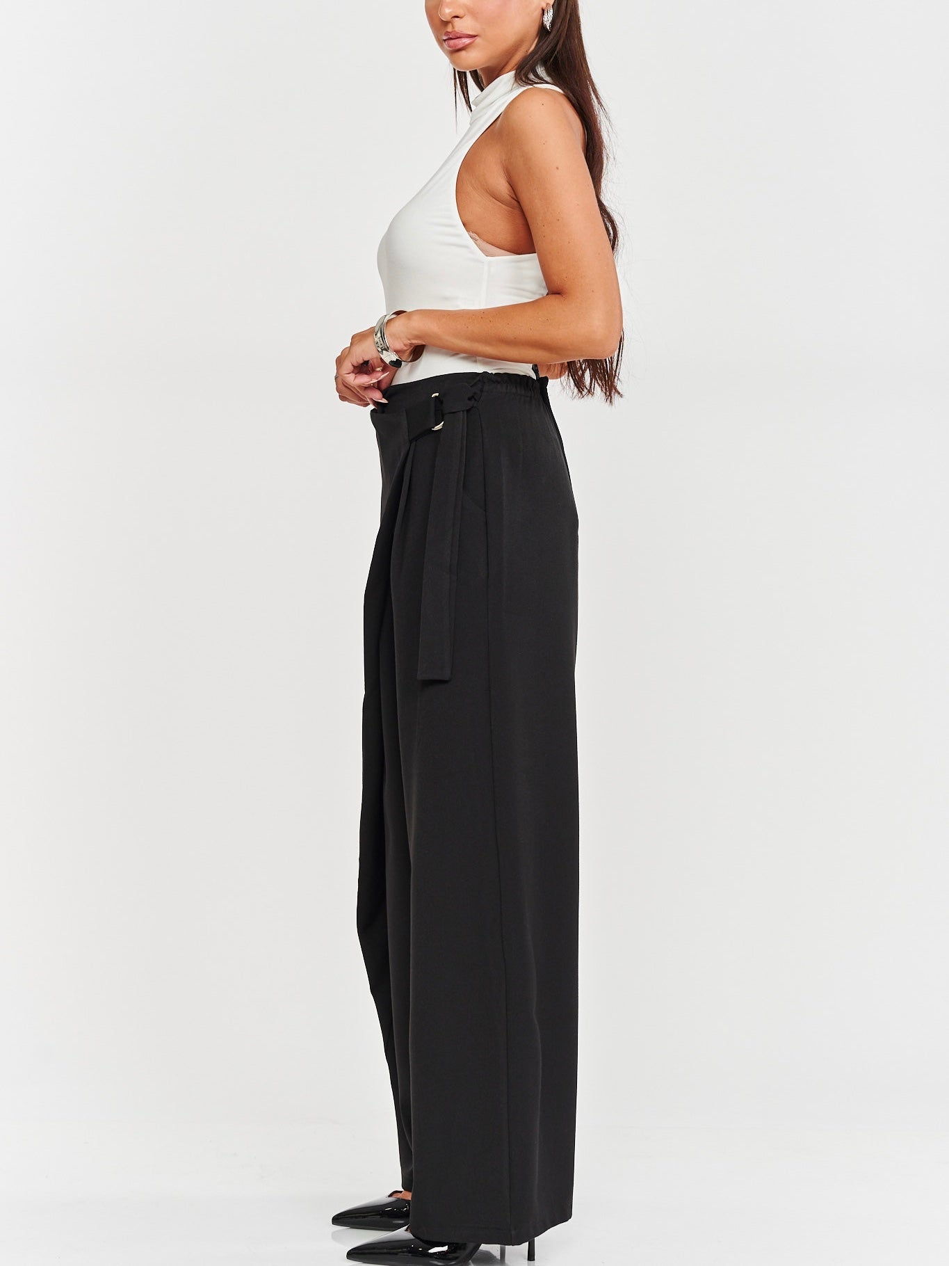 Pantalone Vew Black - pantalone donna - DivaModaMilano