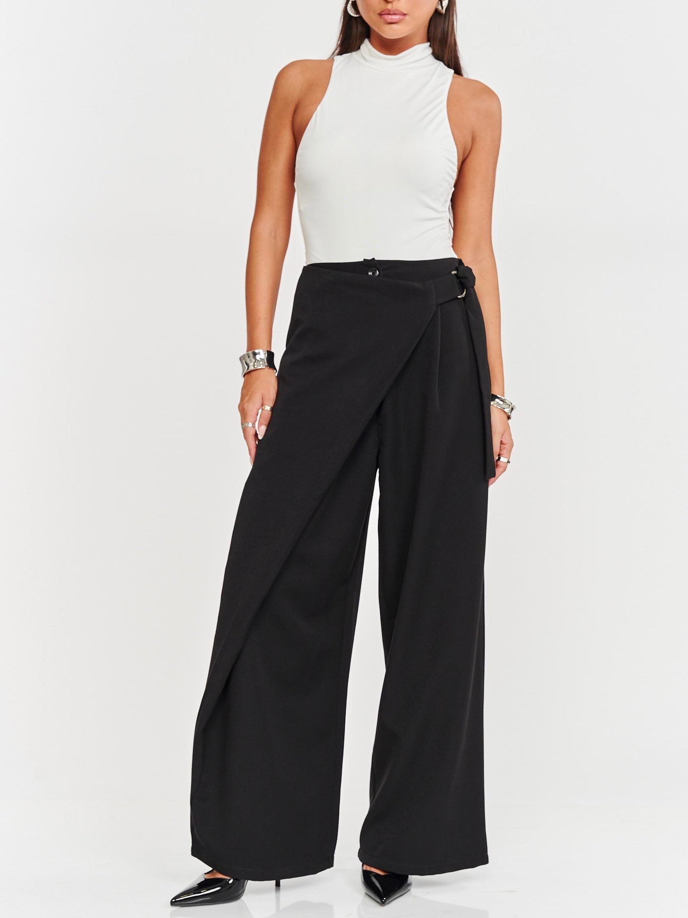 Pantalone Vew Black - pantalone donna - DivaModaMilano