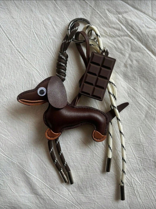 Portachiavi Bassotto - borsa donna - DivaModaMilano