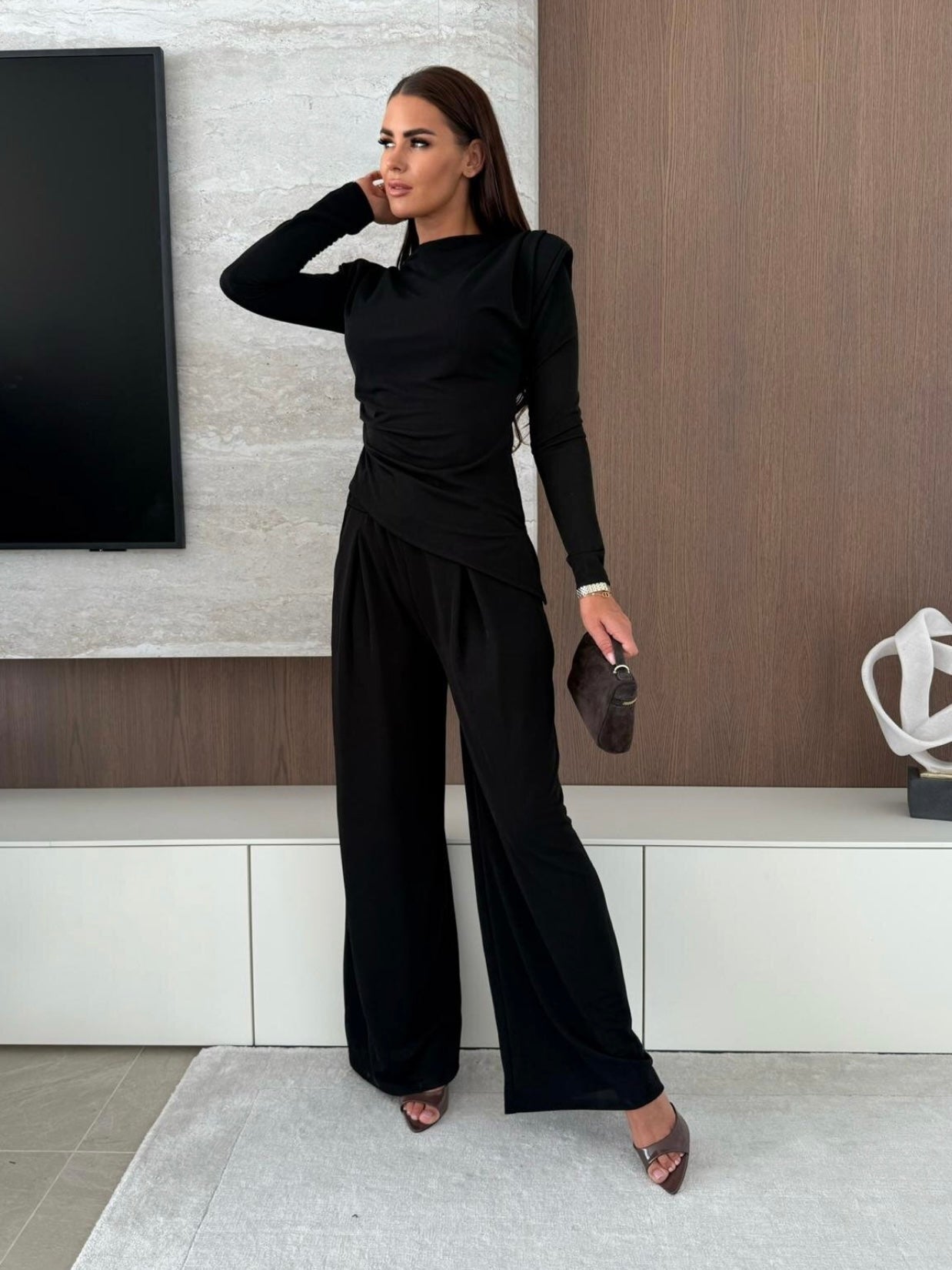 Set Elegant Black L - abito donna - DivaModaMilano