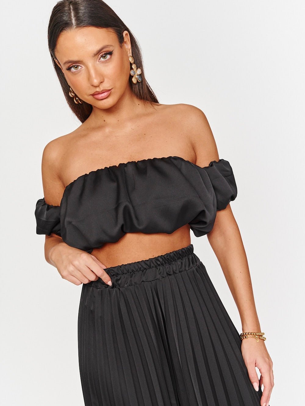 Set Plissè Black - abito donna - DivaModaMilano