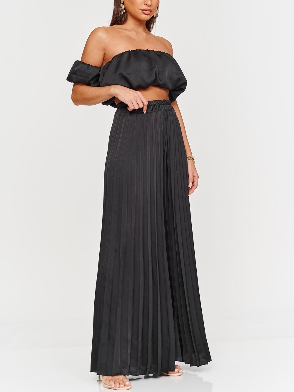 Set Plissè Black - abito donna - DivaModaMilano