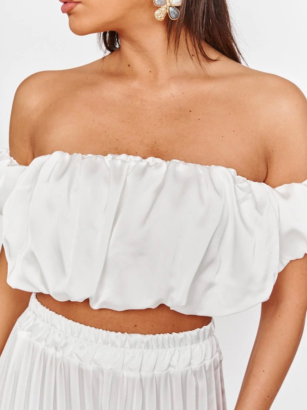 Set Plissè White - abito donna - DivaModaMilano