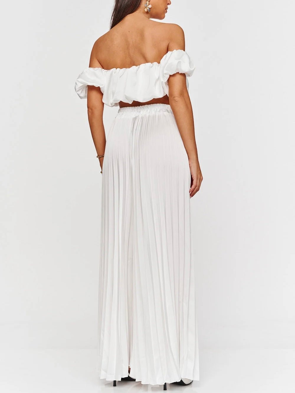 Set Plissè White - abito donna - DivaModaMilano