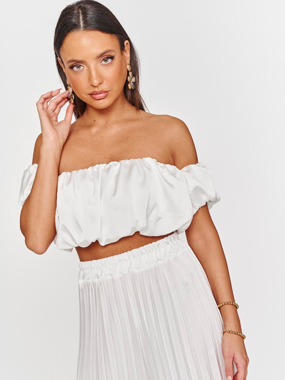 Set Plissè White - abito donna - DivaModaMilano