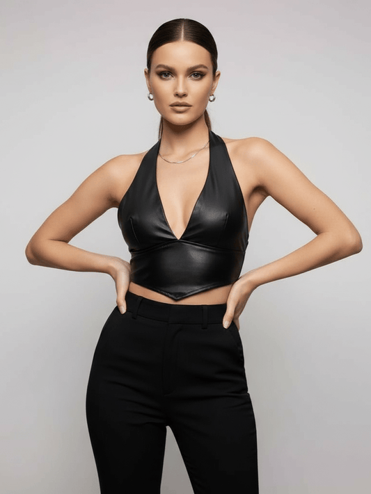 Top Melany Black - top donna - DivaModaMilano