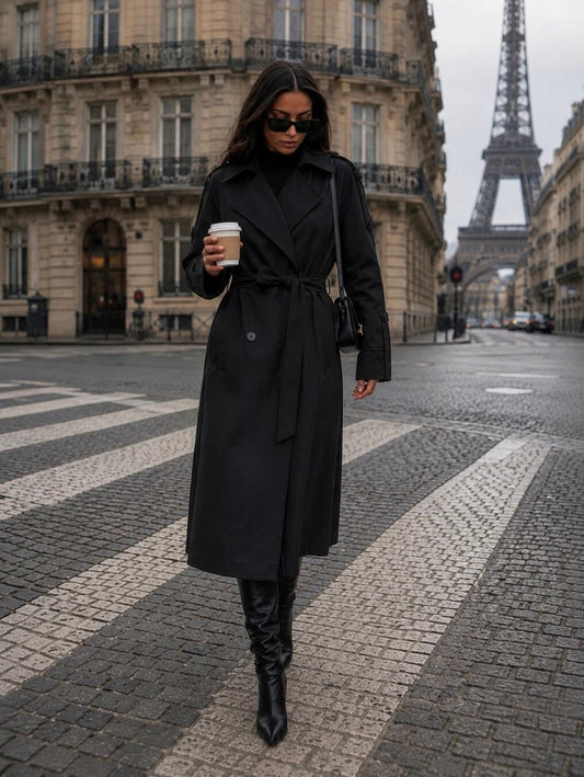 Trench Zaffiro Black