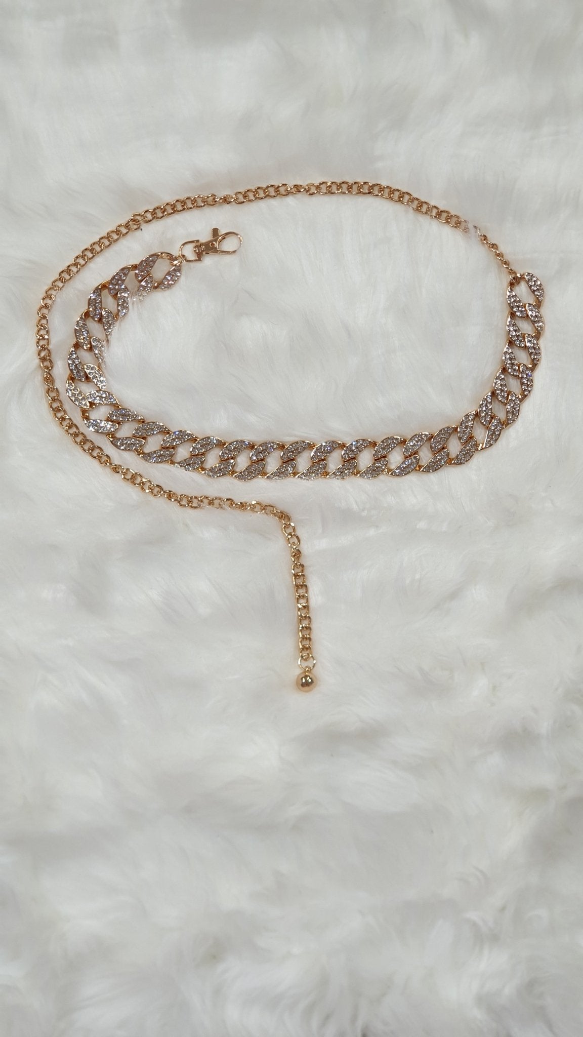 Cintura Catena Oro e Diamanti - cintura donna - DivaModaMilano