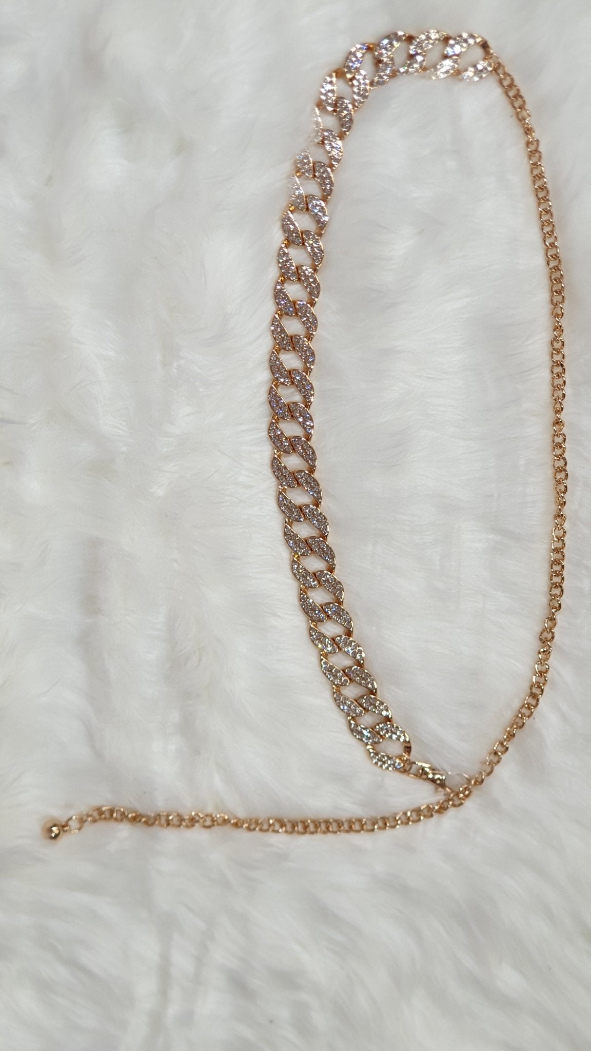 Cintura Catena Oro e Diamanti - cintura donna - DivaModaMilano