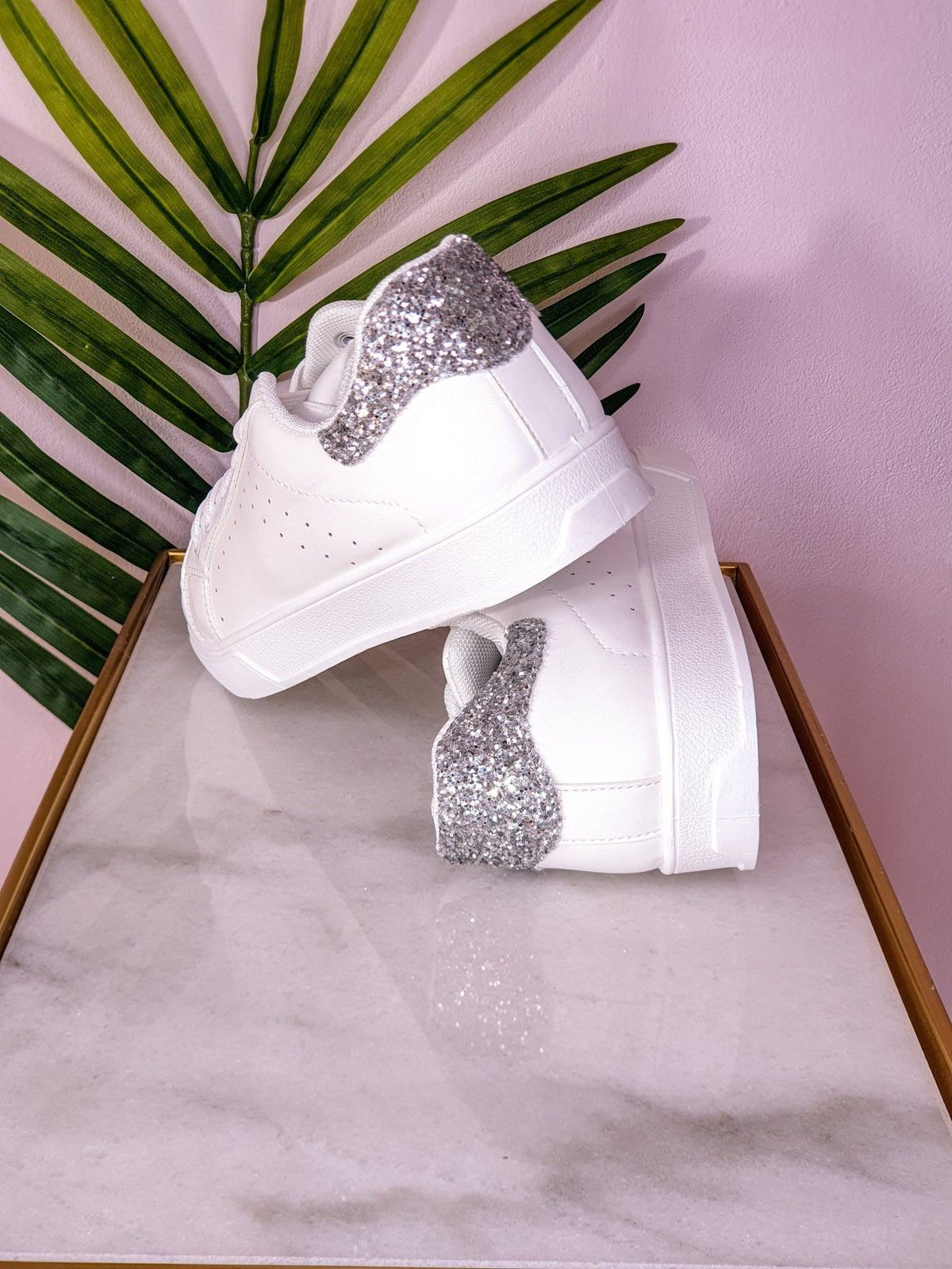 Sneaker GLITTER – dettaglio del design – DivaModaMilano