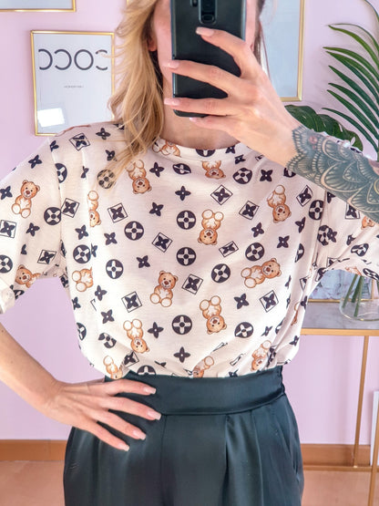 TShirt Orsacchiotti – dettaglio del design – DivaModaMilano