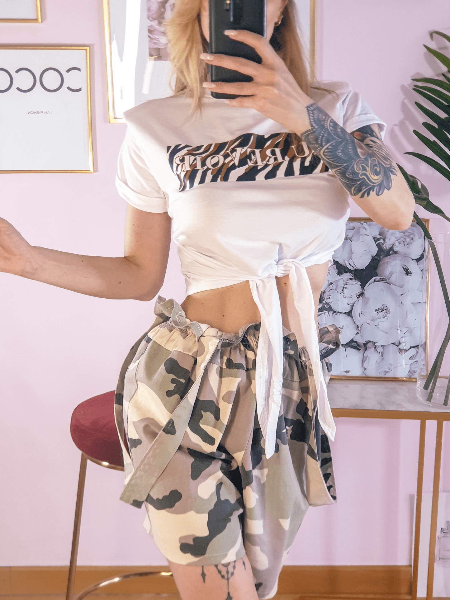 Maglia Foulard - maglietta donna - DivaModaMilano